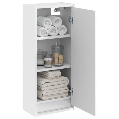 vidaXL Wall-mounted Sink Vanity White 35 x 20 x 81 cm Engineered Wood