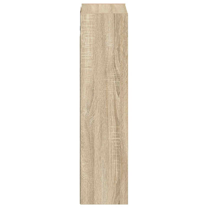 vidaXL Wall-mounted Sink Vanity Sonoma Oak 35 x 20 x 81 cm