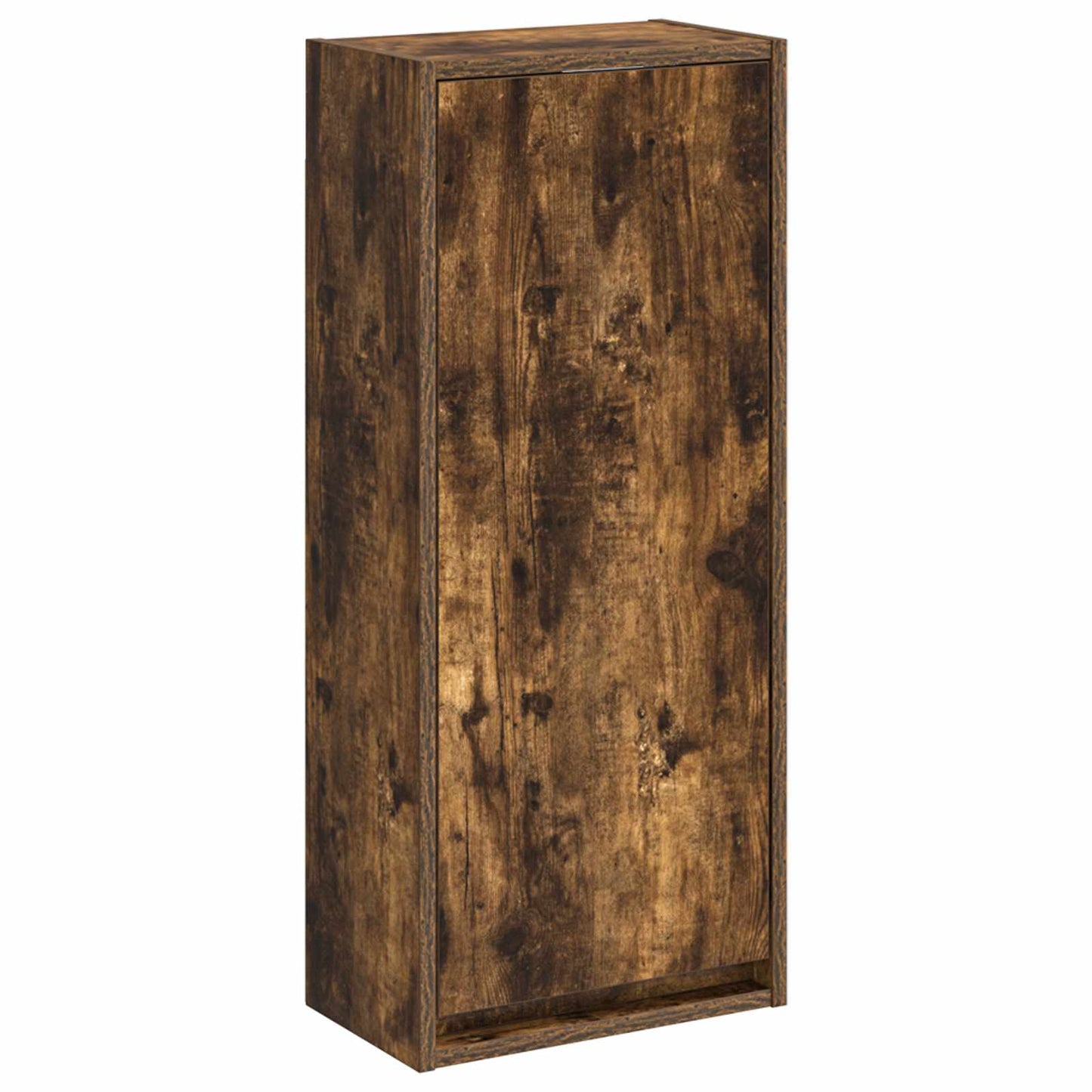 vidaXL Wall-mounted Sink Vanity Smoked Oak 35 x 20 x 81 cm