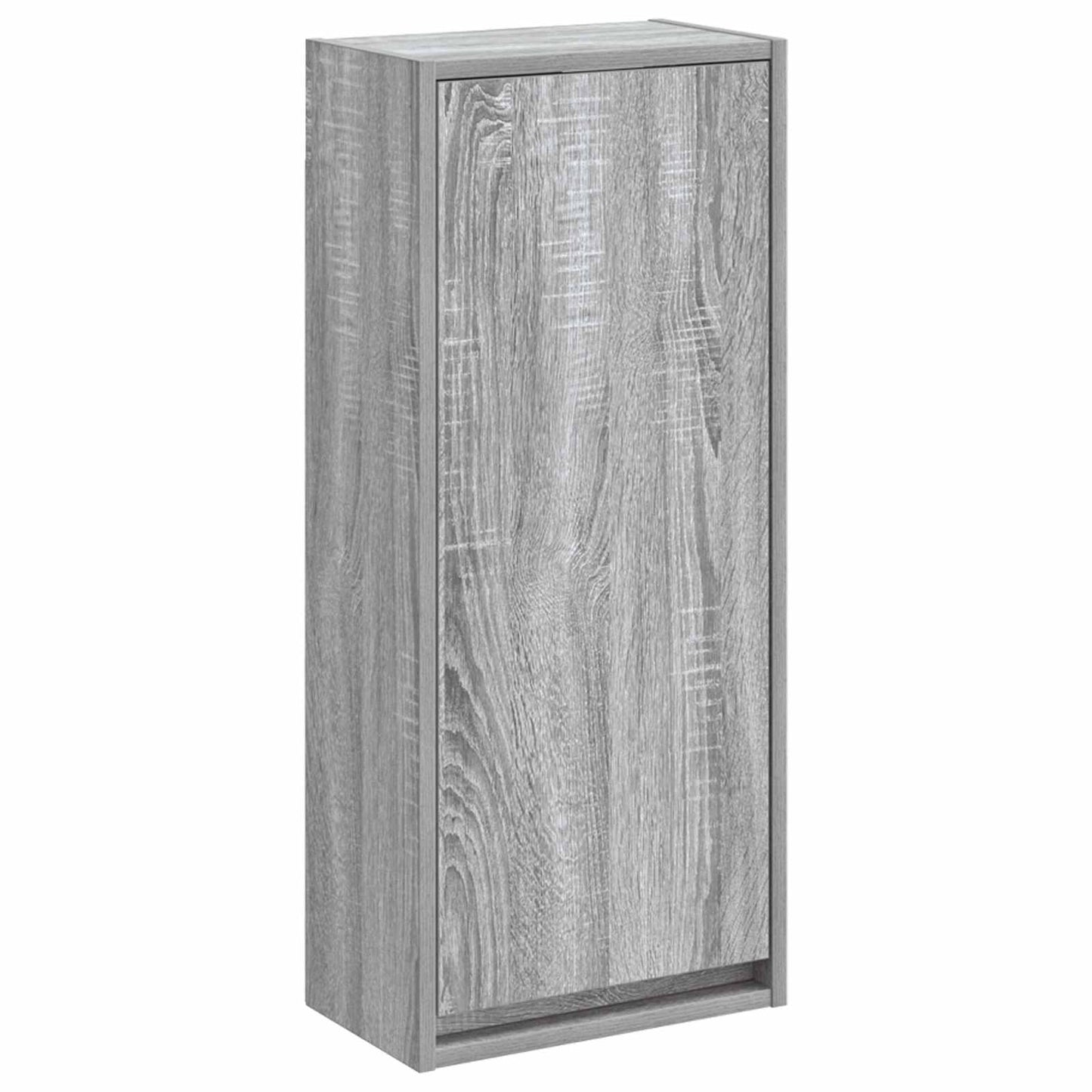 vidaXL Wall-mounted Sink Vanity Grey Sonoma 35 x 20 x 81 cm
