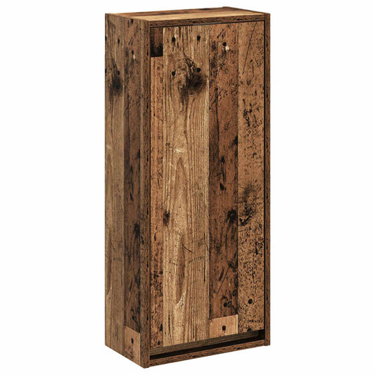 vidaXL Wall-mounted Sink Vanity Old Wood 35 x 20 x 81 cm