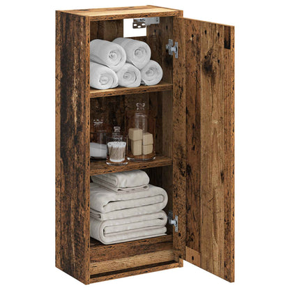 vidaXL Wall-mounted Sink Vanity Old Wood 35 x 20 x 81 cm