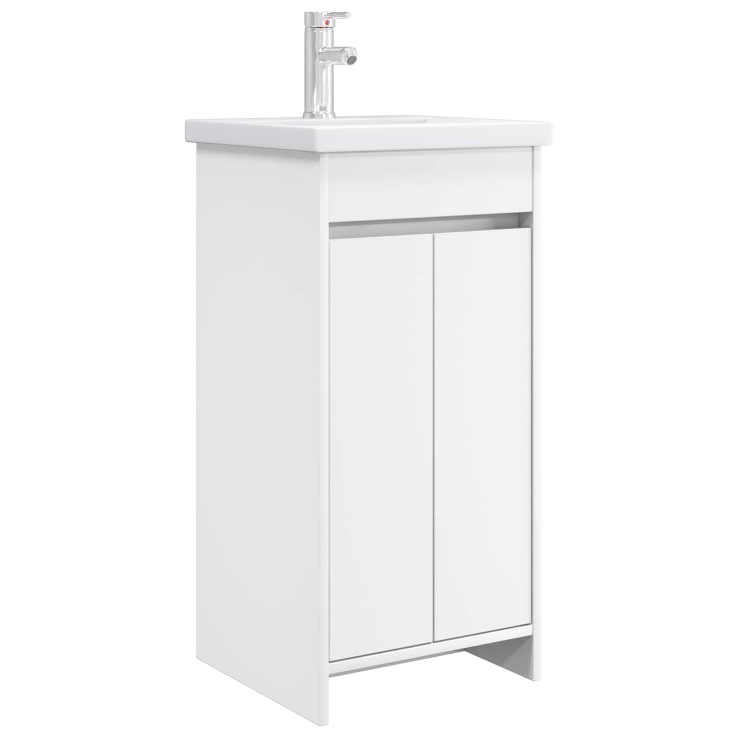 vidaXL Bathroom Vanity with Sink White 42 x 40 x 84.5 cm