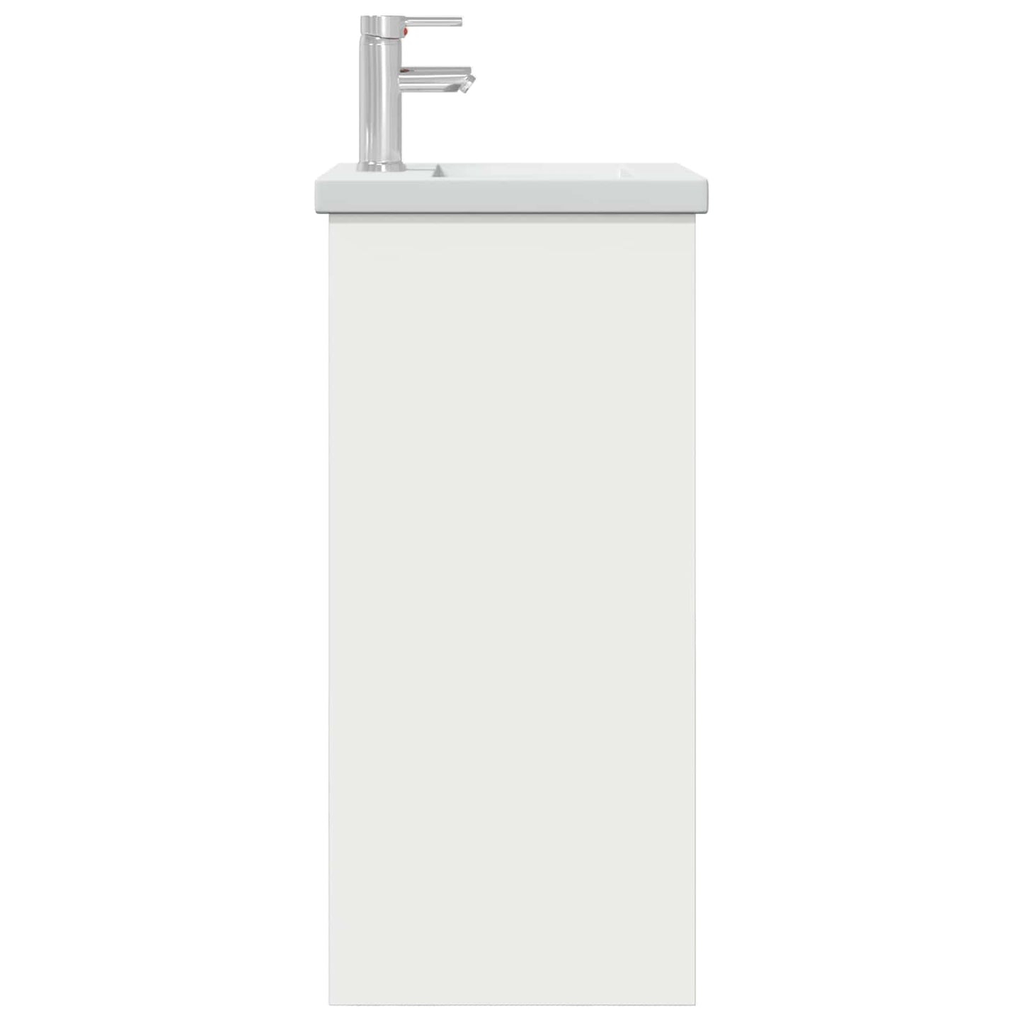 vidaXL Bathroom Vanity with Sink White 42 x 40 x 84.5 cm
