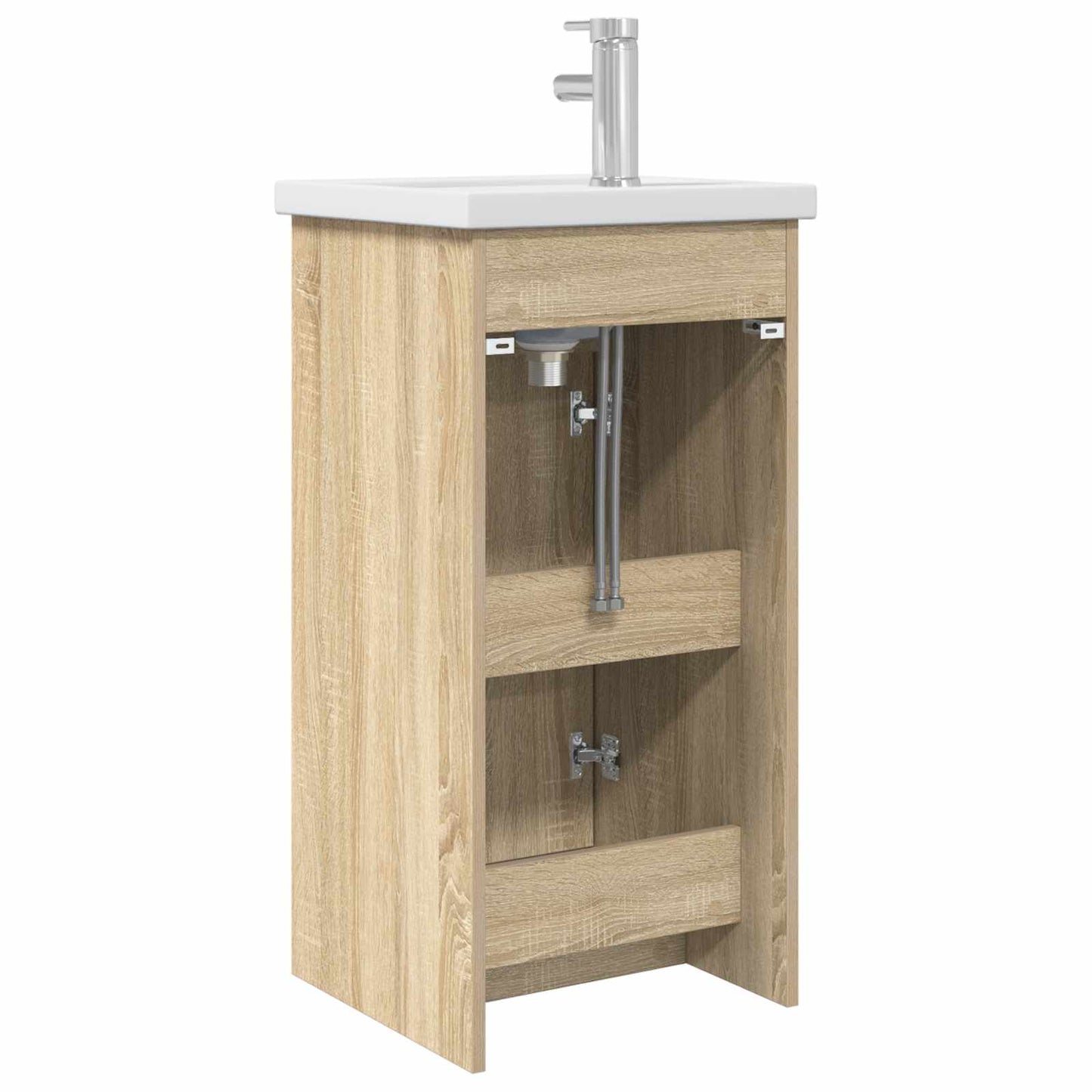vidaXL Bathroom Vanity with Sink Sonoma Oak 42 x 40 x 84.5 cm