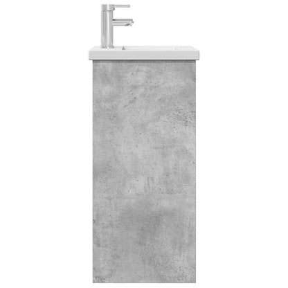 vidaXL Bathroom Vanity with Sink Concrete Grey 42 x 40 x 84.5 cm
