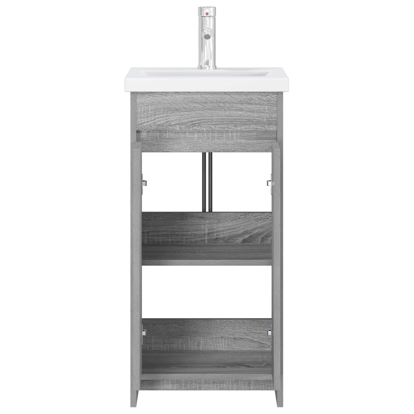 vidaXL Bathroom Vanity with Sink Grey Sonoma 42 x 40 x 84.5 cm