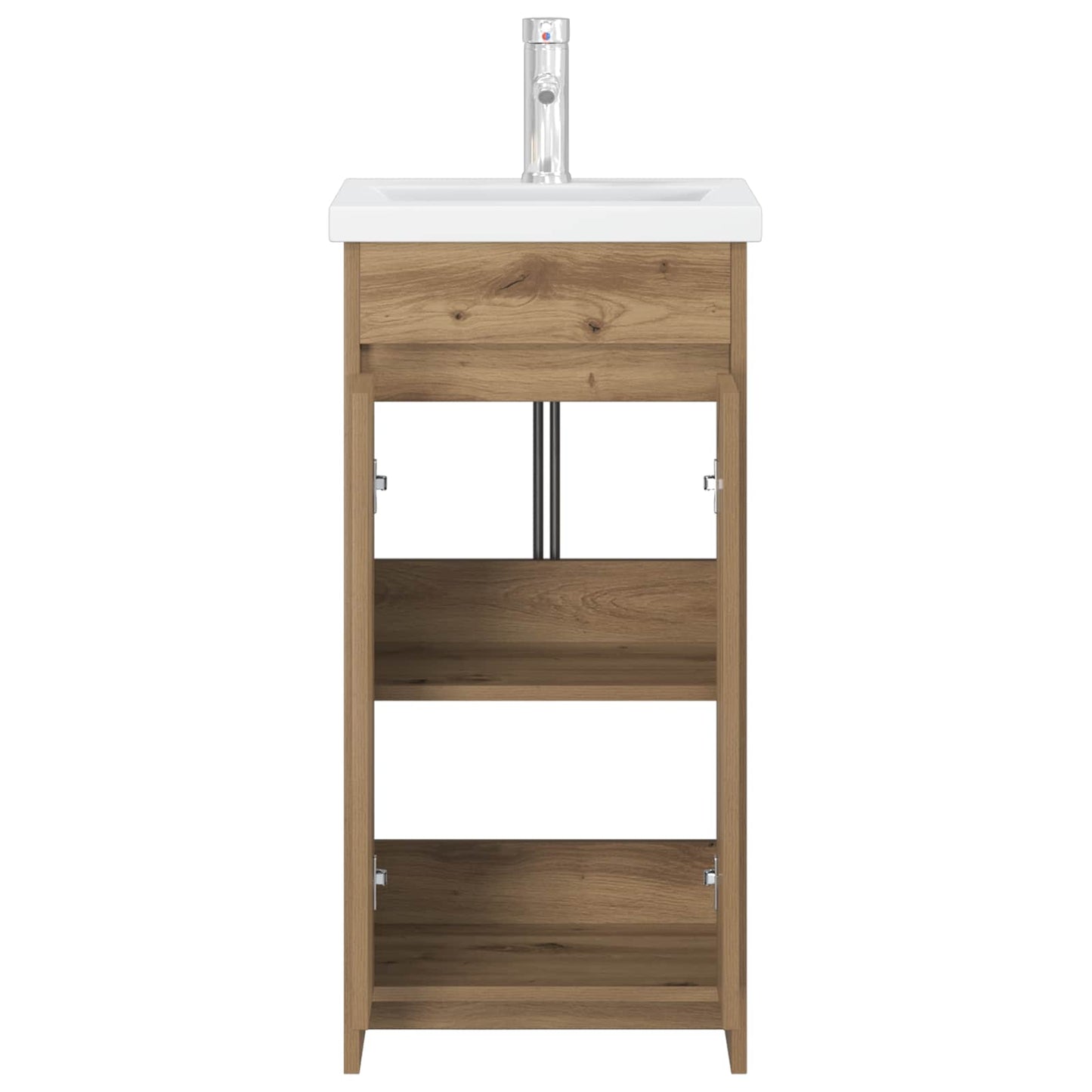 vidaXL Bathroom Vanity with Sink Artisan Oak 42 x 40 x 84.5 cm