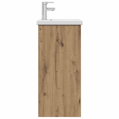 vidaXL Bathroom Vanity with Sink Artisan Oak 42 x 40 x 84.5 cm