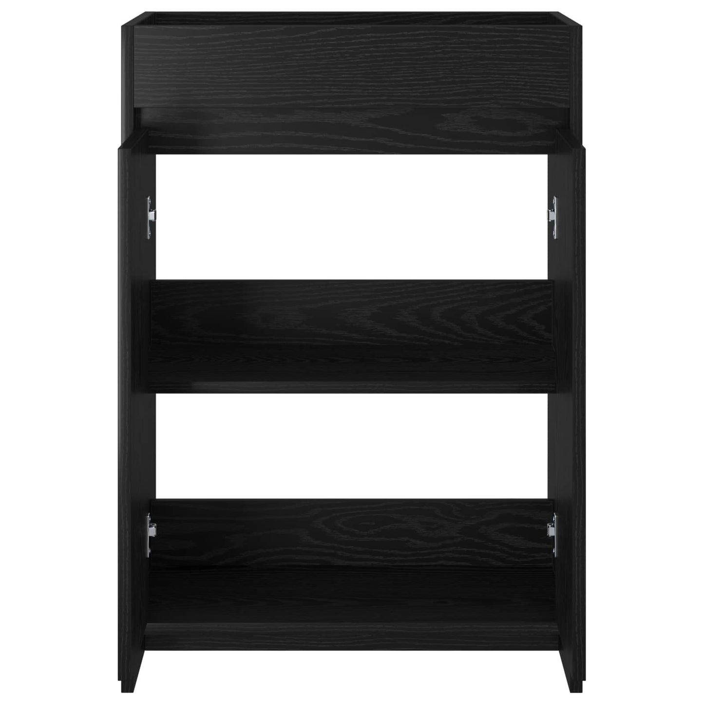 vidaXL Bathroom Under Sink Cabinet Black Oak 56 x 37.5 x 81 cm