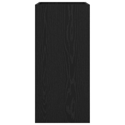 vidaXL Bathroom Under Sink Cabinet Black Oak 56 x 37.5 x 81 cm