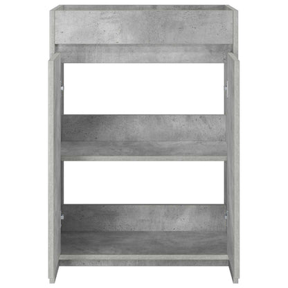 vidaXL Bathroom Under Sink Cabinet Concrete Grey 56 x 37.5 x 81 cm