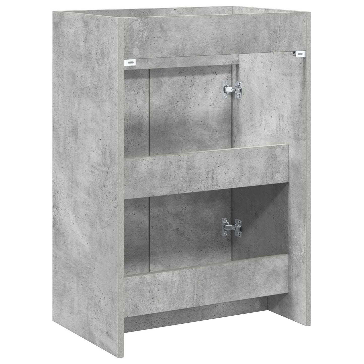 vidaXL Bathroom Under Sink Cabinet Concrete Grey 56 x 37.5 x 81 cm