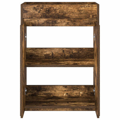 vidaXL Bathroom Under Sink Cabinet Smoked Oak 56 x 37.5 x 81 cm