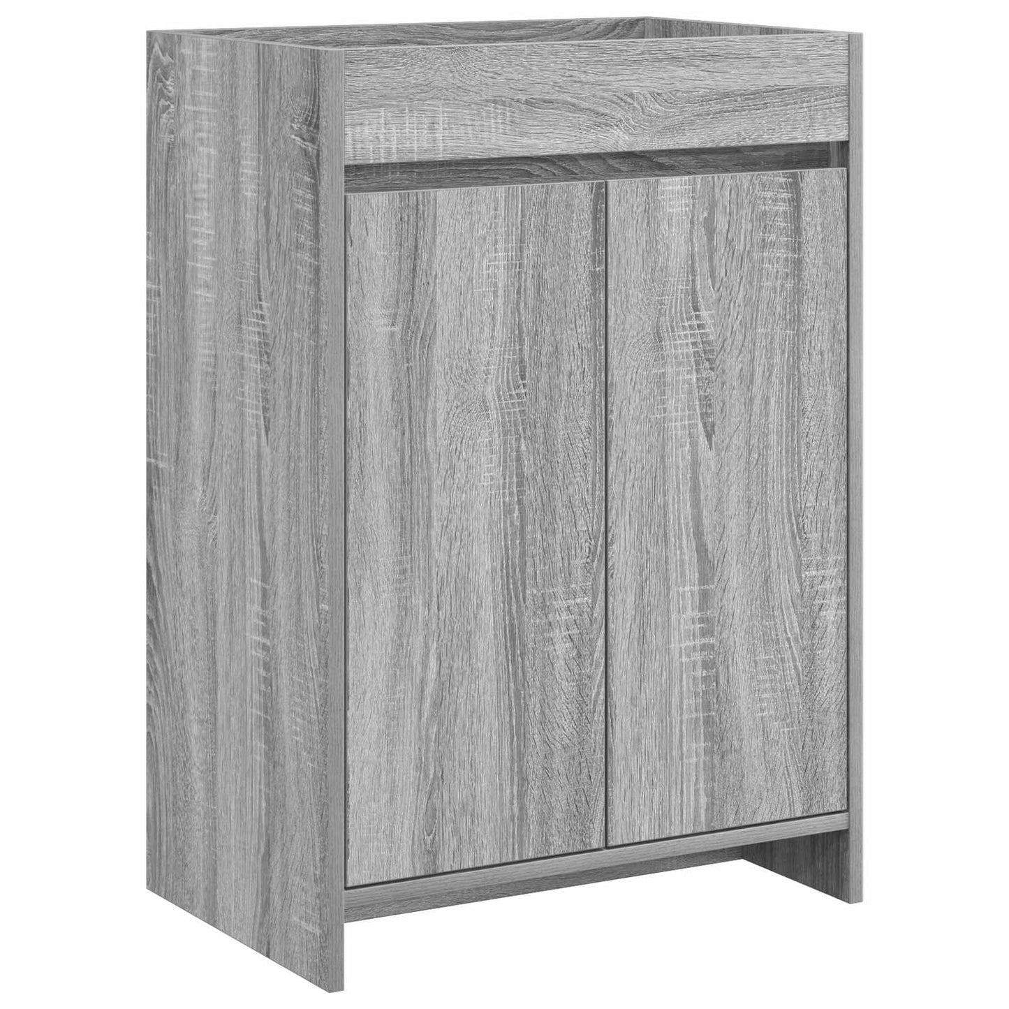 vidaXL Bathroom Under Sink Cabinet Grey Sonoma 56 x 37.5 x 81 cm