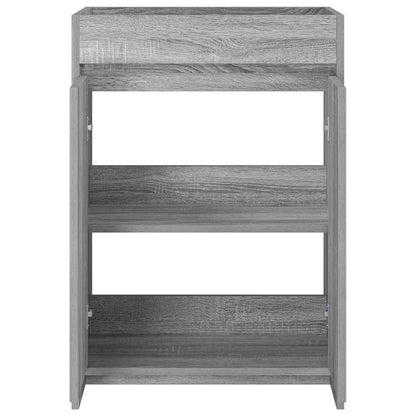 vidaXL Bathroom Under Sink Cabinet Grey Sonoma 56 x 37.5 x 81 cm