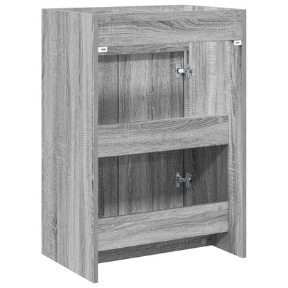 vidaXL Bathroom Under Sink Cabinet Grey Sonoma 56 x 37.5 x 81 cm