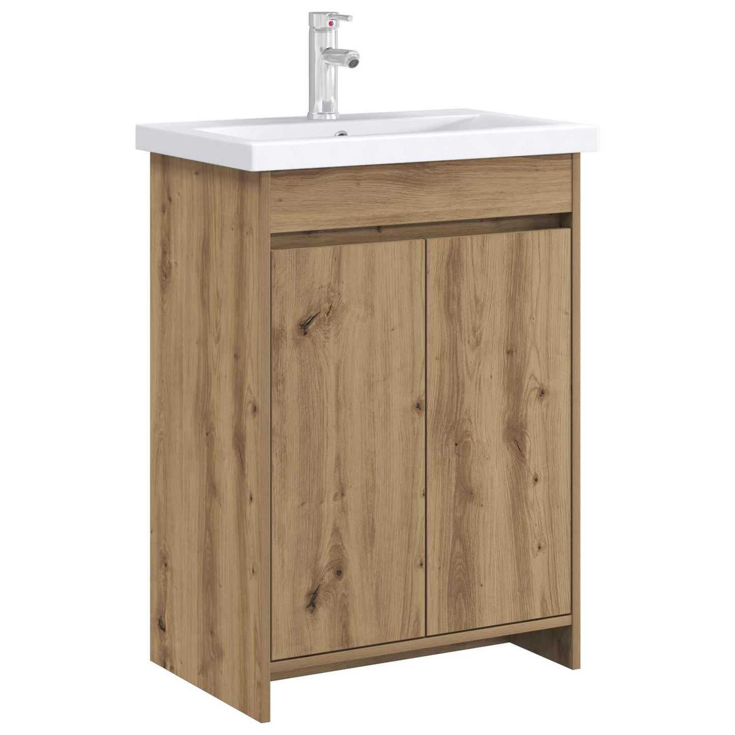 vidaXL Bathroom Under Sink Cabinet Artisan Oak 56 x 37.5 x 81 cm