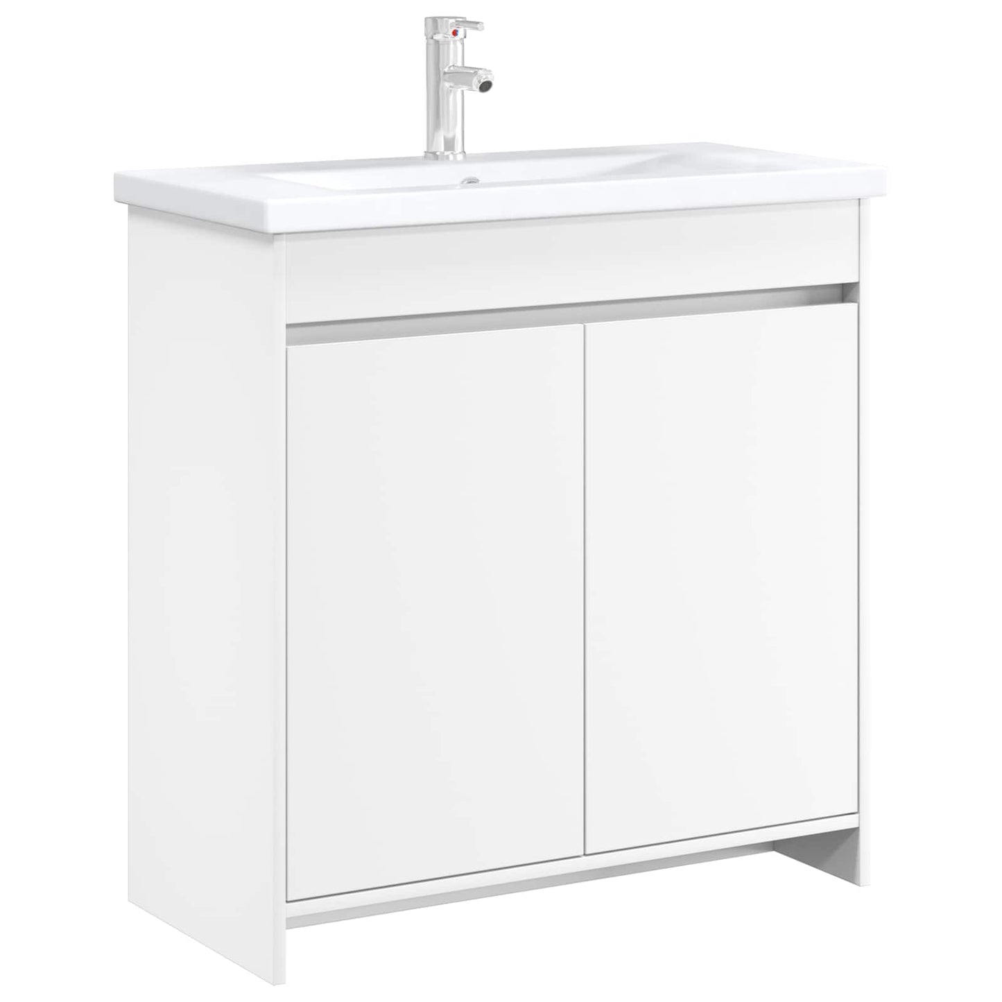 vidaXL Bathroom Under Sink Cabinet White 78.5 x 37.5 x 81 cm