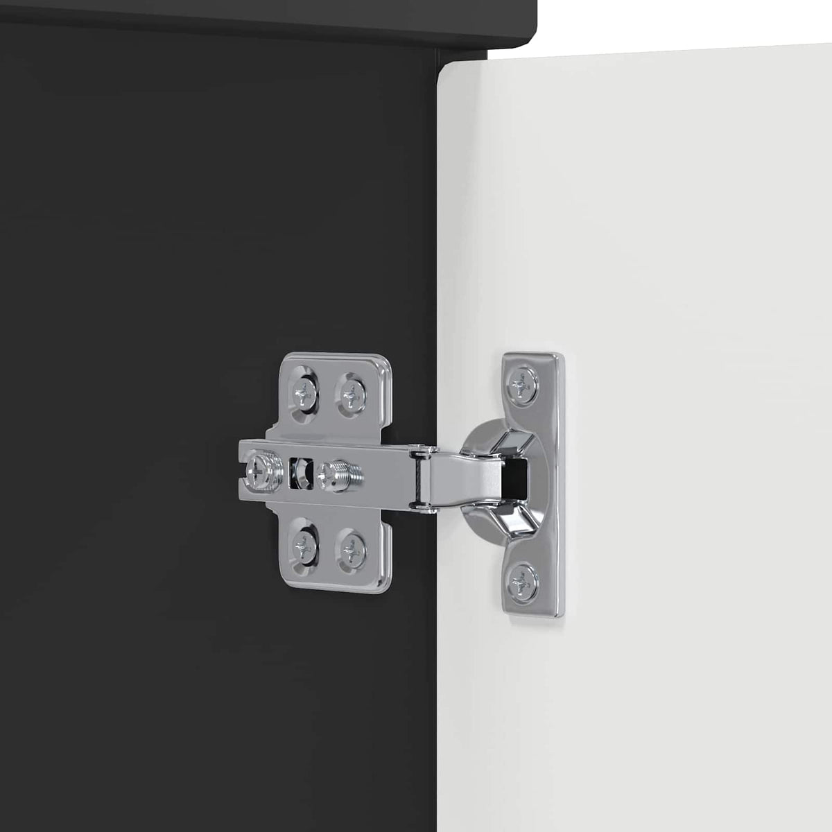 vidaXL Bathroom Under Sink Cabinet Black Oak 78.5 x 37.5 x 81 cm