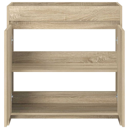 vidaXL Bathroom Under Sink Cabinet Sonoma Oak 78.5 x 37.5 x 81 cm