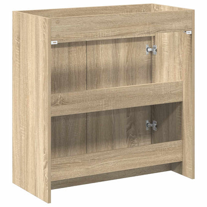 vidaXL Bathroom Under Sink Cabinet Sonoma Oak 78.5 x 37.5 x 81 cm