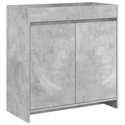 vidaXL Bathroom Under Sink Cabinet Concrete Grey 78.5 x 37.5 x 81 cm