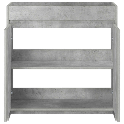 vidaXL Bathroom Under Sink Cabinet Concrete Grey 78.5 x 37.5 x 81 cm