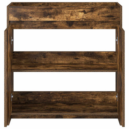 vidaXL Bathroom Under Sink Cabinet Smoked Oak 78.5 x 37.5 x 81 cm
