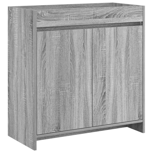 vidaXL Bathroom Under Sink Cabinet Grey Sonoma 78.5 x 37.5 x 81 cm