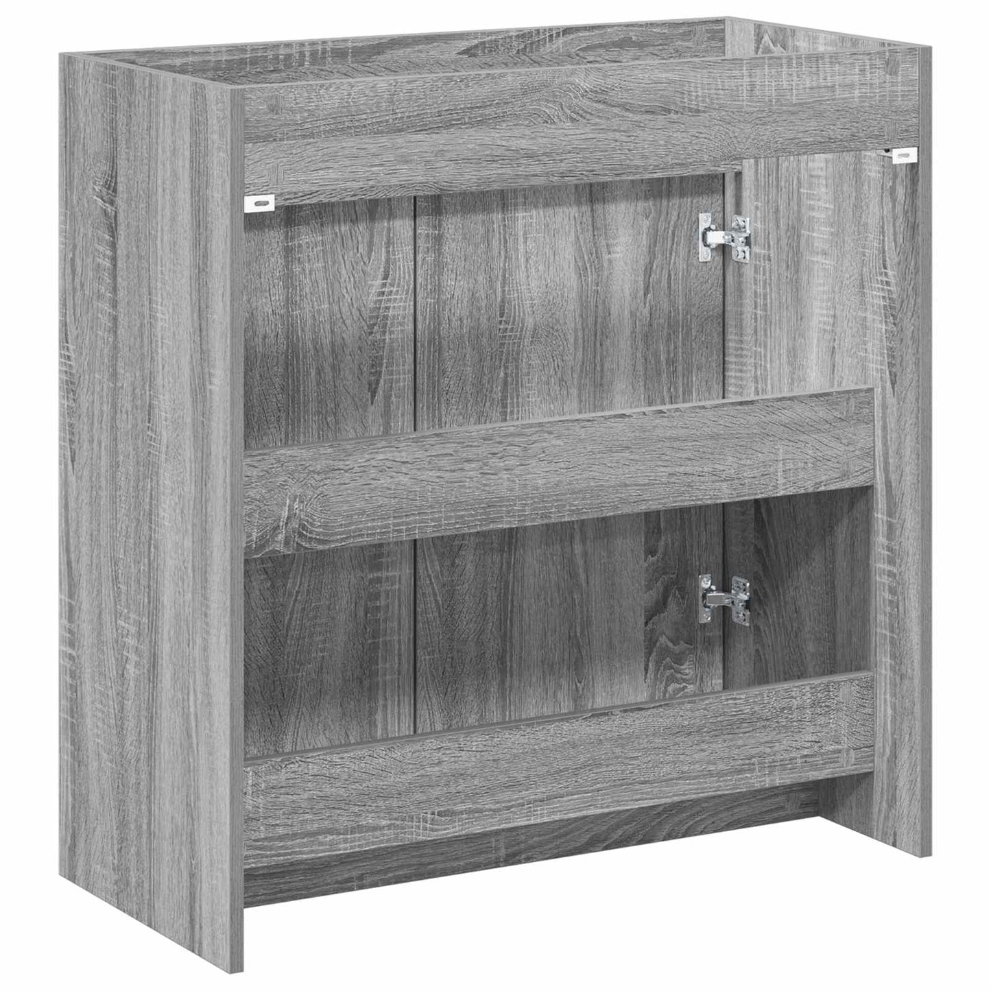 vidaXL Bathroom Under Sink Cabinet Grey Sonoma 78.5 x 37.5 x 81 cm