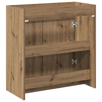 vidaXL Bathroom Under Sink Cabinet Artisan Oak 78.5 x 37.5 x 81 cm