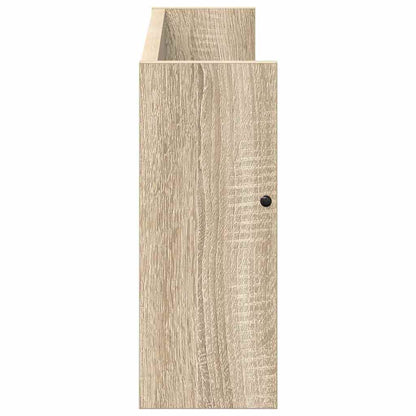vidaXL Magazine Rack Sonoma Oak 60 x 12 x 30 cm Engineered Wood