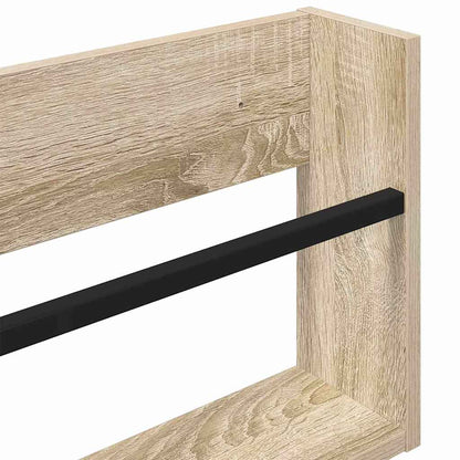 vidaXL Magazine Rack 2 pcs Sonoma Oak 60 x 12 x 30 cm Engineered Wood