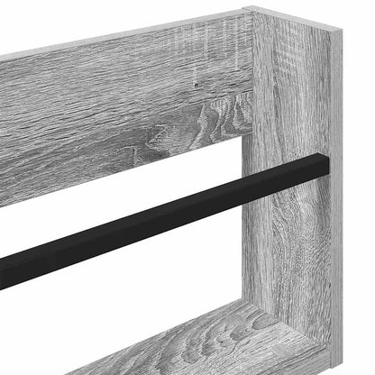 vidaXL Magazine Rack Grey Sonoma 60 x 12 x 30 cm Engineered Wood