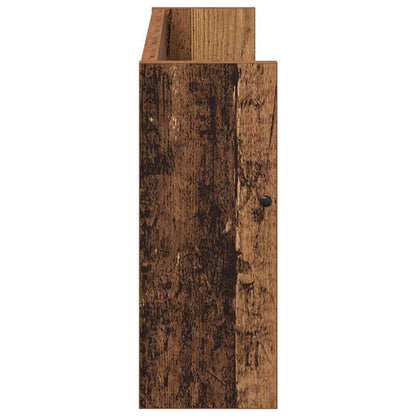 vidaXL Magazine Rack 2 pcs Old Wood 60 x 12 x 30 cm Engineered Wood