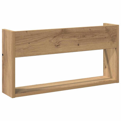 vidaXL Magazine Rack Artisan Oak 60 x 12 x 30 cm Engineered Wood