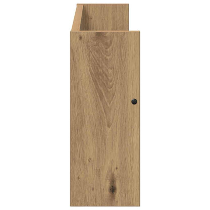 vidaXL Magazine Rack Artisan Oak 60 x 12 x 30 cm Engineered Wood