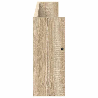 vidaXL Magazine Rack Sonoma Oak 80 x 12 x 30 cm Engineered Wood