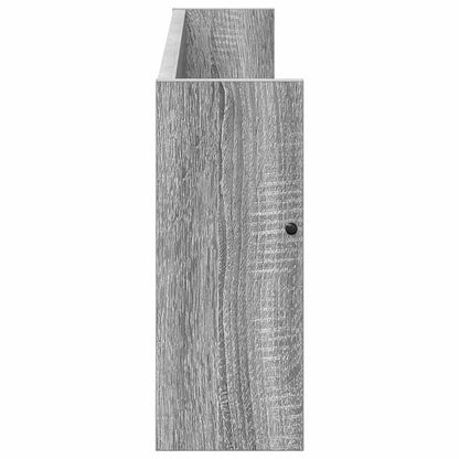 vidaXL Magazine Rack 2 pcs Grey Sonoma 80 x 12 x 30 cm Engineered Wood