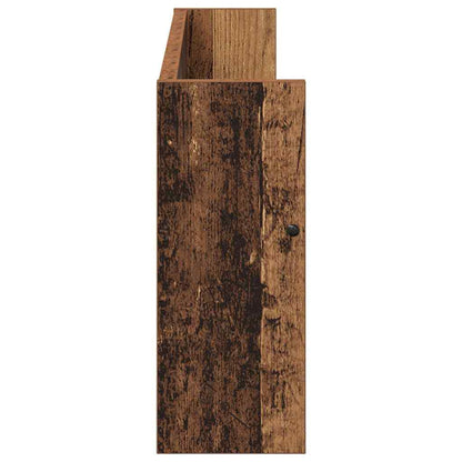 vidaXL Magazine Rack 2 pcs Old Wood 80 x 12 x 30 cm Engineered Wood