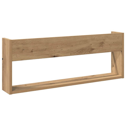 vidaXL Magazine Rack Artisan Oak 80 x 12 x 30 cm Engineered Wood