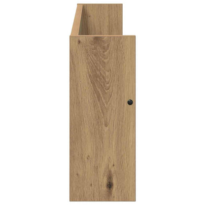 vidaXL Magazine Rack Artisan Oak 80 x 12 x 30 cm Engineered Wood