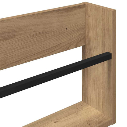 vidaXL Magazine Rack 2 pcs Artisan Oak 80 x 12 x 30 cm Engineered Wood