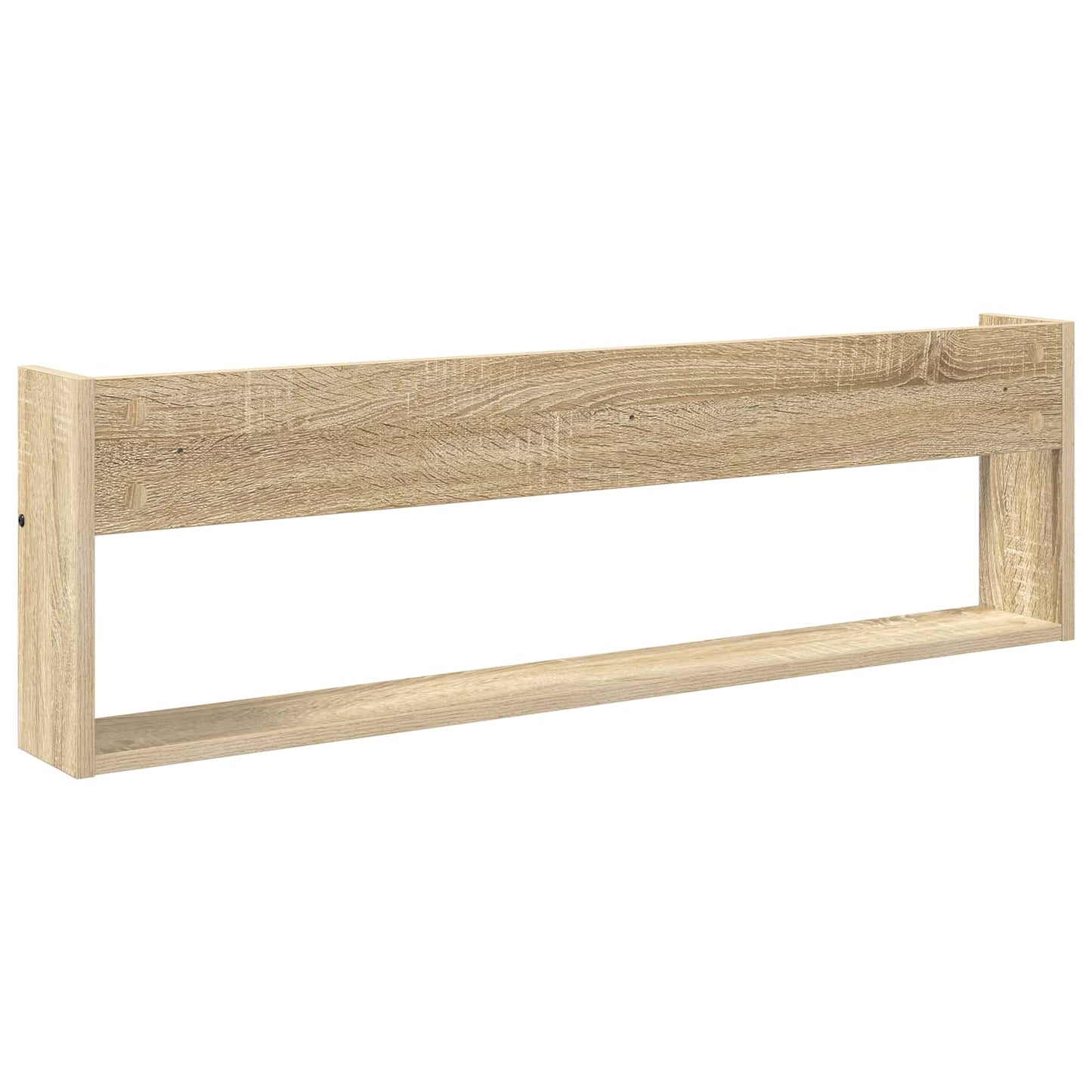 vidaXL Magazine Rack 2 pcs Sonoma Oak 100 x 12 x 30 cm Engineered Wood