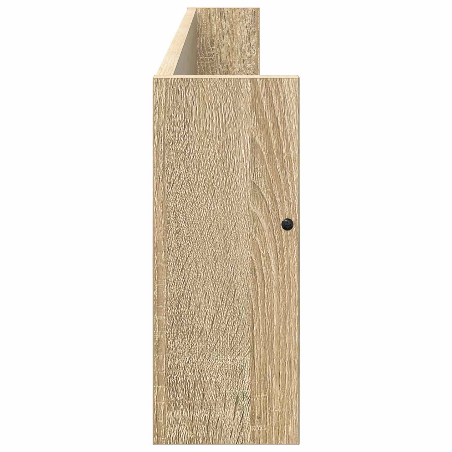 vidaXL Magazine Rack 2 pcs Sonoma Oak 100 x 12 x 30 cm Engineered Wood