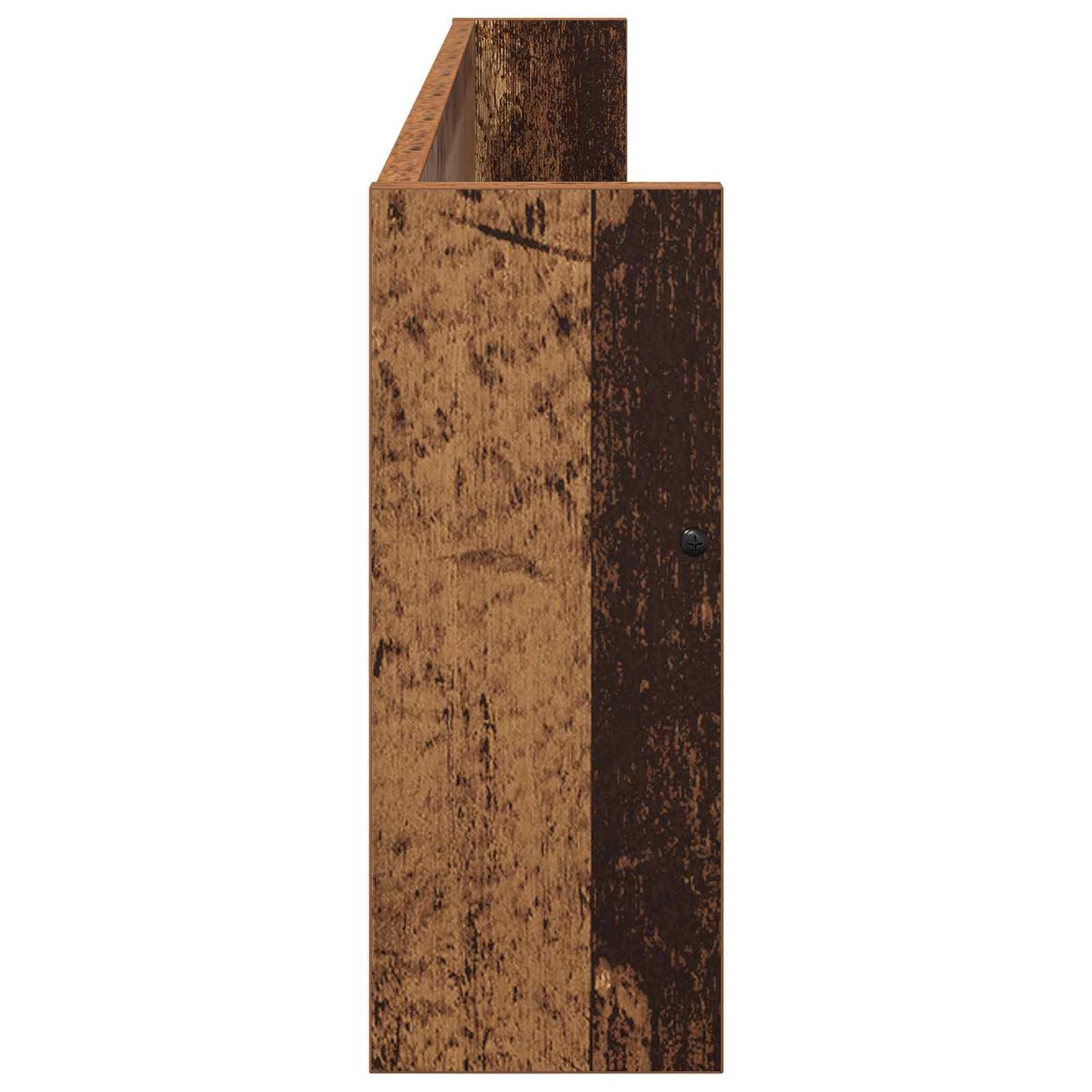 vidaXL Magazine Rack Old Wood 100 x 12 x 30 cm Engineered Wood