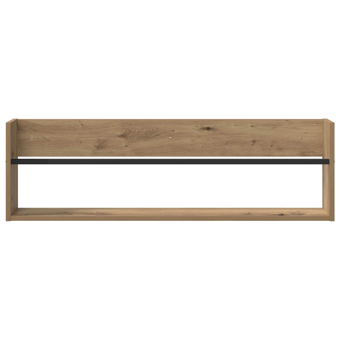 vidaXL Magazine Rack Artisan Oak 100 x 12 x 30 cm Engineered Wood
