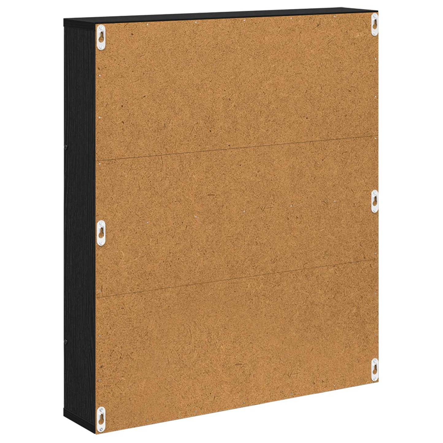 vidaXL Magazine Rack 2 pcs Black Oak 60 x 12 x 70 cm Engineered Wood