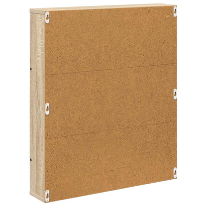 vidaXL Magazine Rack Sonoma Oak 60 x 12 x 70 cm Engineered Wood